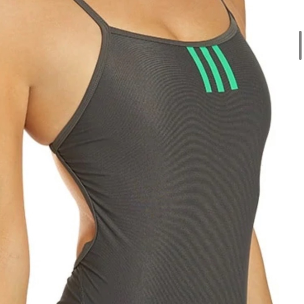 Women’s Adidas vortex back infinitex+ green size 30 swimsuit